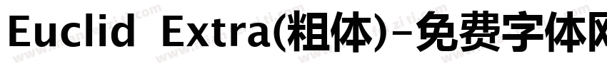 Euclid Extra(粗体)字体转换